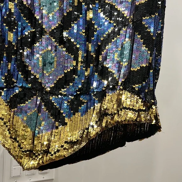 Vise Versa Boutique One of a kind Vintage Sequins Party Dress - Picture 3 of 5